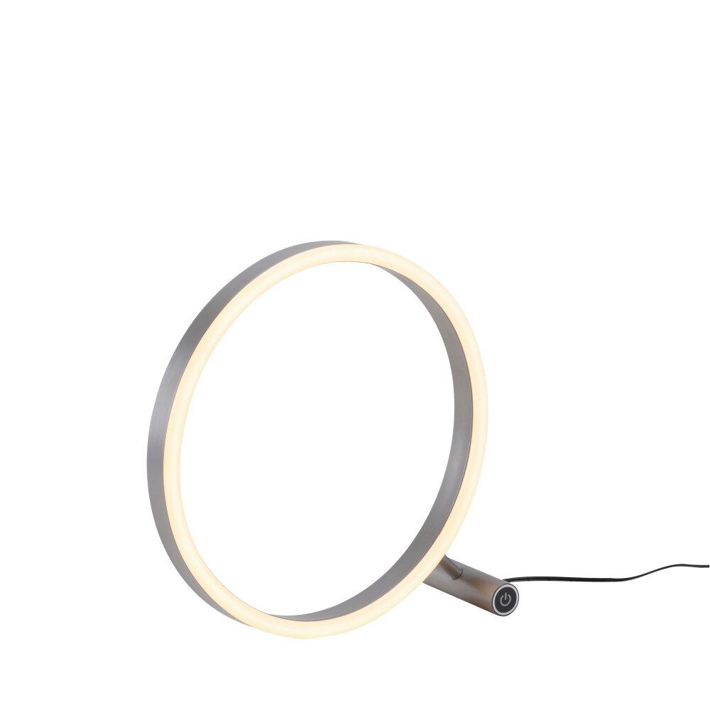 Leuchten-Direkt RITUS Lampada da tavolo LED Alluminio, 1-Luce