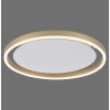 Leuchten-Direkt RITUS Plafoniera LED Ottone, 1-Luce