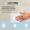 Leuchten-Direkt RITUS Plafoniera LED Alluminio, 1-Luce