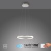 Leuchten-Direkt RITUS Lampadario a sospensione LED Alluminio, 1-Luce