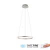 Leuchten-Direkt RITUS Lampadario a sospensione LED Alluminio, 1-Luce