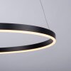 Leuchten-Direkt RITUS Lampadario a sospensione LED Nero, 1-Luce