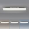 Leuchten-Direkt FLAT Plafoniera LED Bianco, 1-Luce, Telecomando