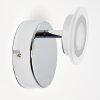Lucy Applique LED Cromo, 1-Luce, Telecomando, Cambia colore