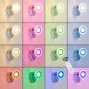 Lucy Applique LED Cromo, 1-Luce, Telecomando, Cambia colore