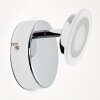 Lucy Applique LED Cromo, 1-Luce, Telecomando, Cambia colore