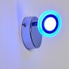 Lucy Applique LED Cromo, 1-Luce, Telecomando, Cambia colore