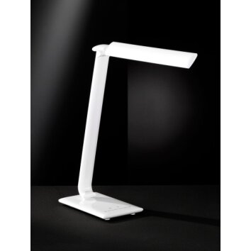 Wofi TUBAC Lampada da tavolo LED Bianco, 1-Luce