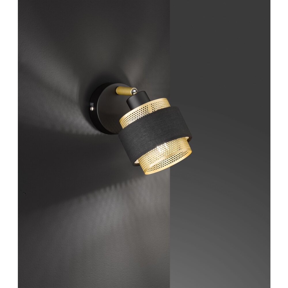 Wofi-Leuchten GROVE Applique Nero, 1-Luce main product photo