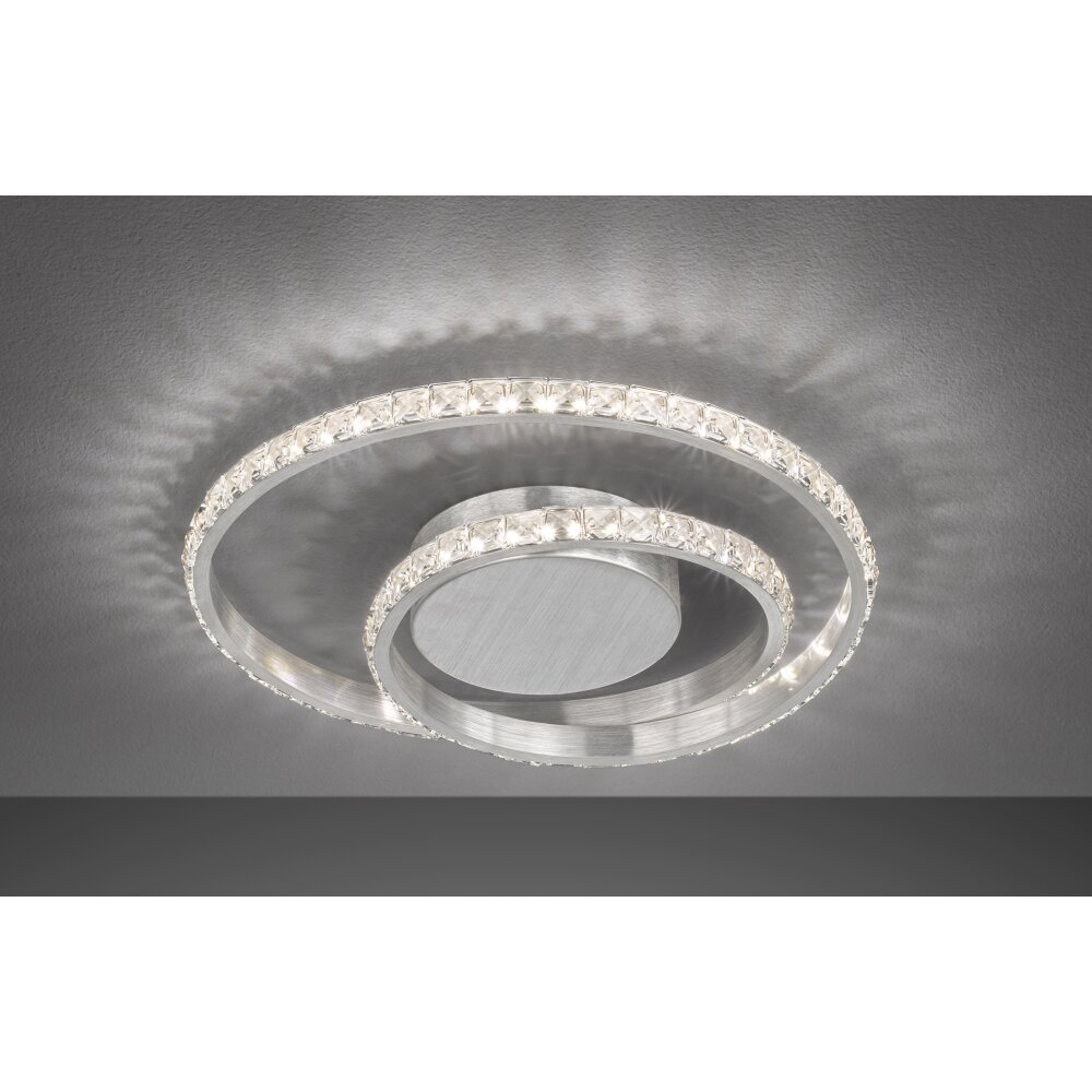 Wofi ALBERTA Plafoniera LED Alluminio satinato, 1-Luce main product photo