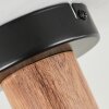 Vouhet Plafoniera Marrone, Aspetto del legno, Nero, 1-Luce