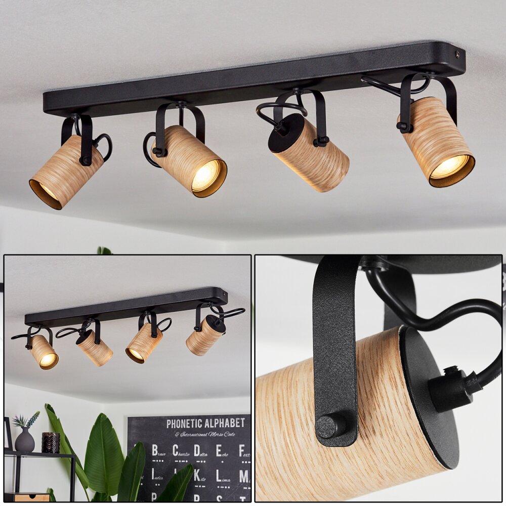Beleco Plafoniera Écru, Nero, 4-Luci main product photo