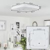 Melres Plafoniera LED Bianco, 1-Luce