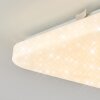 Melres Plafoniera LED Bianco, 1-Luce