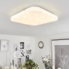 Melres Plafoniera LED Bianco, 1-Luce