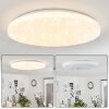 Melres Plafoniera LED Bianco, 1-Luce