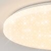 Melres Plafoniera LED Bianco, 1-Luce