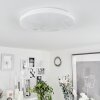 Melres Plafoniera LED Bianco, 1-Luce