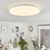 Melres Plafoniera LED Bianco, 1-Luce