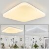 Melres Plafoniera LED Bianco, 1-Luce