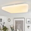 Melres Plafoniera LED Bianco, 1-Luce