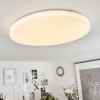 Melres Plafoniera LED Bianco, 1-Luce