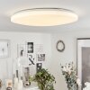 Melres Plafoniera LED Bianco, 1-Luce