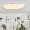 Melres Plafoniera LED Bianco, 1-Luce