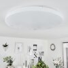 Melres Plafoniera LED Bianco, 1-Luce