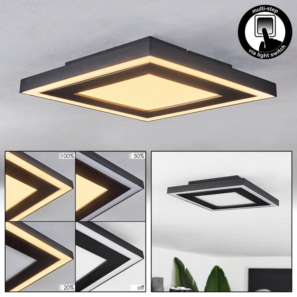 Audrieu Plafoniera LED Nero, 2-Luci main product photo