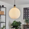 Tuvalu Lampadario a sospensione Ottone, Nero, 1-Luce