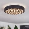 Agodim Plafoniera LED Nero, 1-Luce