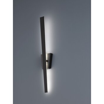 Trio ZITA Applique LED Nero, 1-Luce