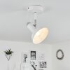 Vouzy Plafoniera Bianco, 1-Luce