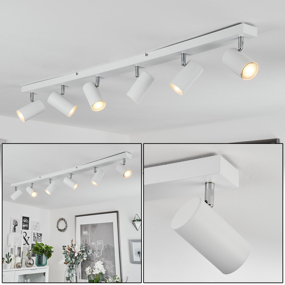 Javel Plafoniera Cromo, Bianco, 6-Luci main product photo
