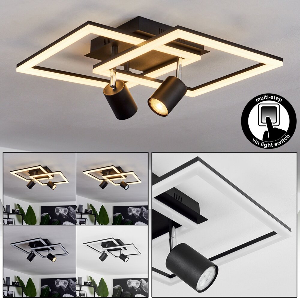 Boim Plafoniera LED Nero, 3-Luci main product photo