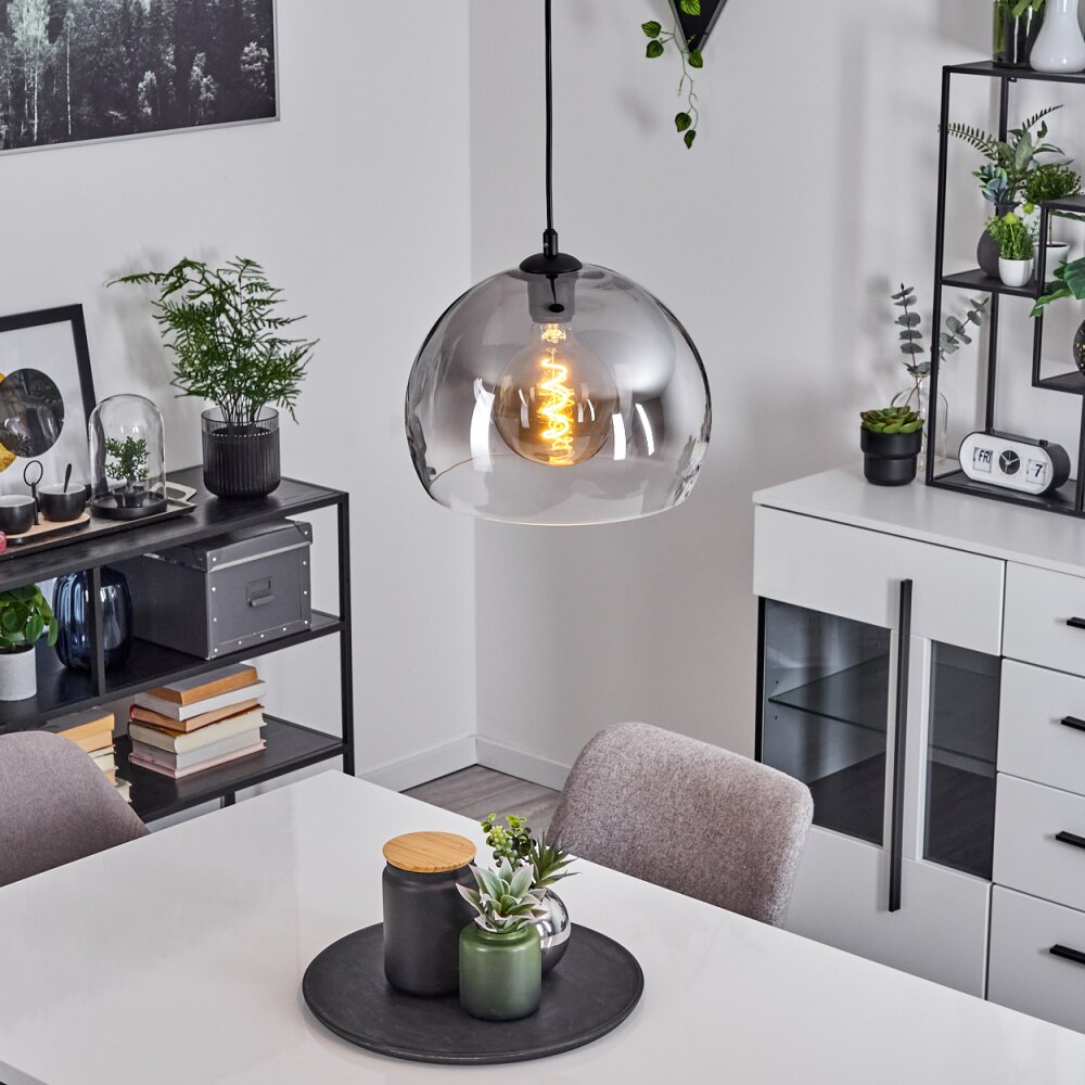 Acey Lampadario a sospensione Nero, 1-Luce main product photo