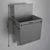 Lucide Cubo Applique Acciaio inox, 1-Luce