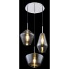 Globo  Lampadario a sospensione Cromo, 3-Luci