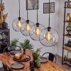 Koyoto  Lampadario a sospensione Vetro 30 cm Chiaro, 4-Luci