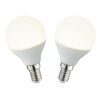 Globo Set di 2 LED E14 4,9 Watt 470 Lumen 4000 Kelvin