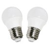 Globo set di 2 LED E27 6 Watt 550 Lumen 4000 Kelvin