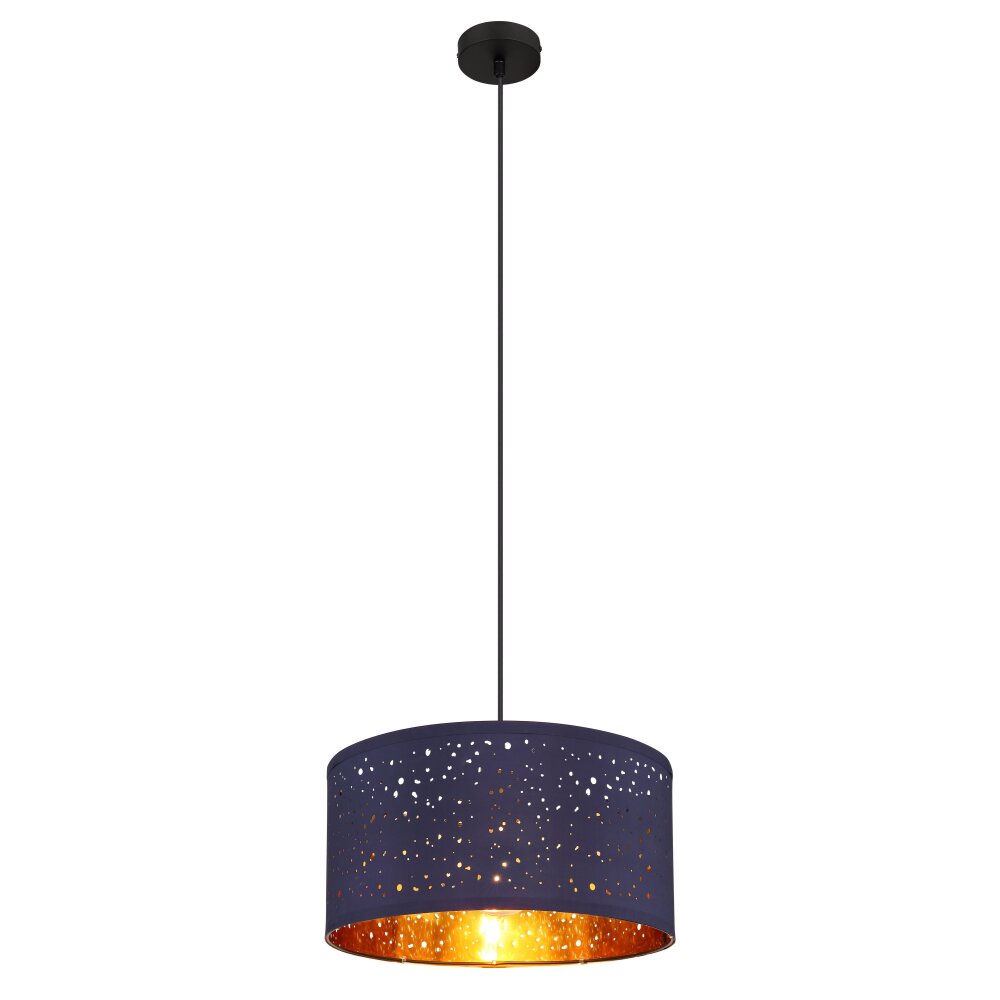 Globo URBAN Lampadario a sospensione Nero, 1-Luce