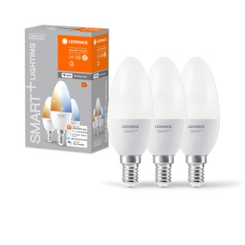 LEDVANCE SMART+ WiFi set di 3 pezzi LED E14 4,9 Watt 2700-6500 Kelvin 470 lumen