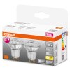 OSRAM LED SUPERSTAR Set di 2 LED GU10 da 4,5 Watt 2700 Kelvin 350 Lumen