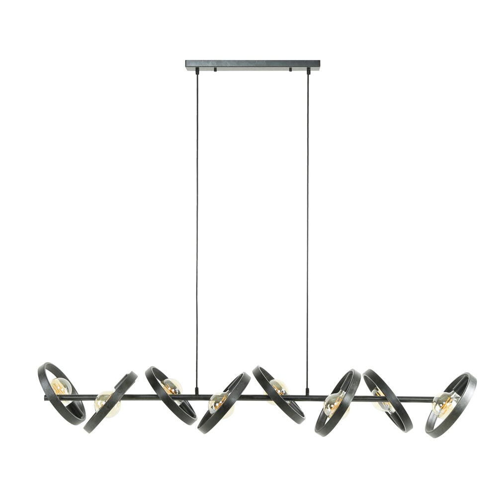 Hover Lampada a Sospensione Antracite, 8-Luci