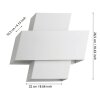 Eglo TIMPAROSSA Applique Bianco, 1-Luce