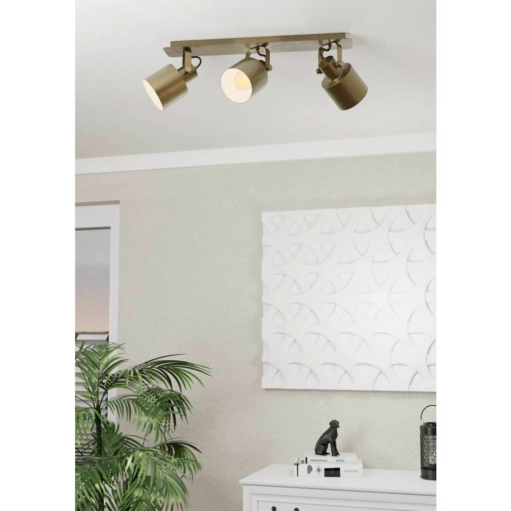 Eglo SOUTHERY Plafoniera Oro, 3-Luci main product photo