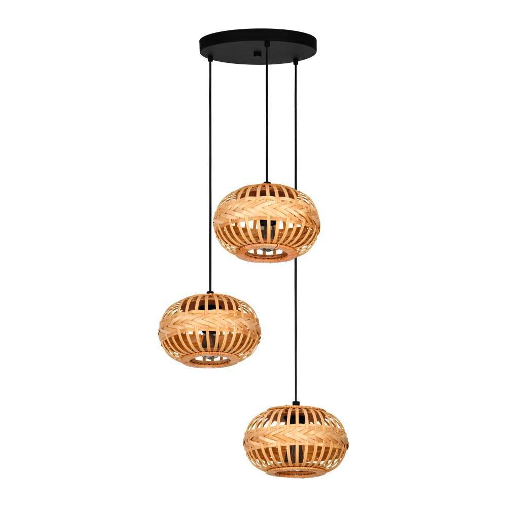 Eglo AMSFIELD Lampada a Sospensione Nero, 3-Luci main product photo