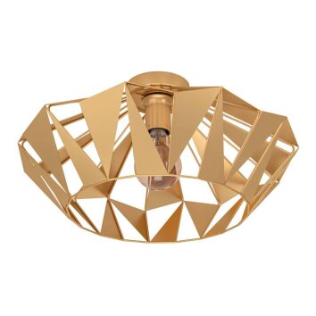 Eglo CARLTON Plafoniera Oro, 1-Luce